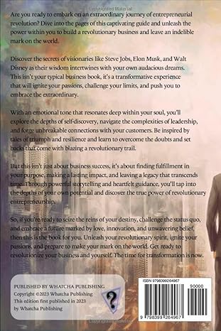 From Visionary Dreamer to Business Dynasty: Unleashing Your Inner Entrepreneurial Spirit